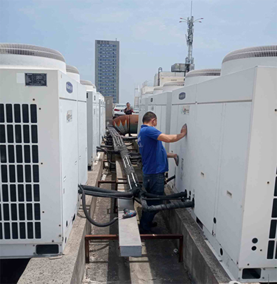 太仆寺中央空调制热和不制冷系统维修方法